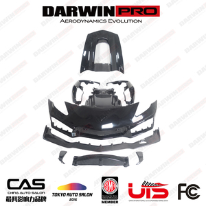 DarwinPRO ZR1 Style Part Carbon Fiber Front Bumper Body Kit for <strong>Corvette</strong> <strong>C7</strong> Z51 GRANDSPORT <strong>Z06</strong> - Product Image 5