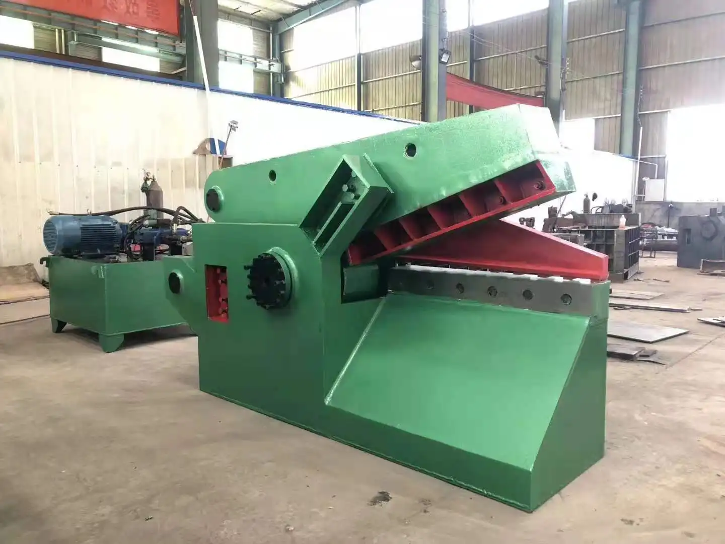 Alligator Type Hydraulic Scrap Metal Rebar Shear And Cutting Crocodile Hydraulic Steel Shearing Machine Hydraulic Crocodile Scis