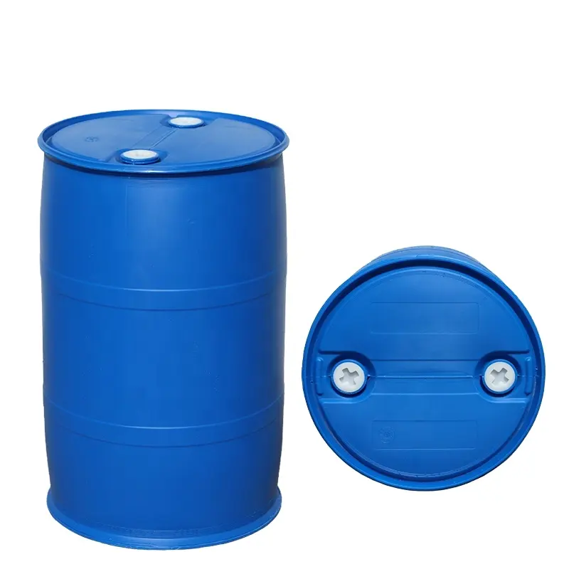 Tambor de plástico químico, práctico, fácil de usar, 200 litros