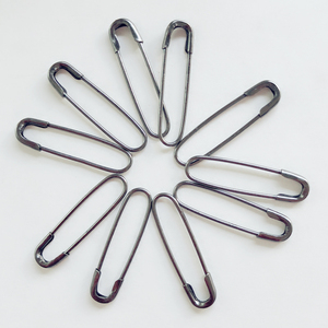 22 Mét Bronze Vàng Bạc Đen Kim Loại U Hình Cuộn Dây Ít Loopless Đen U An Toàn Pin Cho Treo - Product Image 5