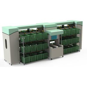 Clasificador de paquetes inteligente 3D automático Putwall con sistema de robot de clasificación para uso logístico expreso de comercio electrónico - Product Image 1
