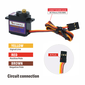 Iteration2.0 - 13G Micro <strong>Servo</strong> Motor <strong>SG90</strong> MG90S -3.2kg High Torque <strong>Mini</strong> <strong>Servo</strong> Metal Gear RC <strong>Servos</strong> for Car Robot Boat Helicopter - Product Image 5