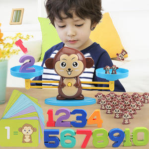 猴子数学数字计数颜色认知玩具平衡计数游戏 - Product Image 2