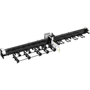 6m 12m長さパイプ切断レーザー6kw 3kw 4kw cncレーザーチューブカッター自動装填および荷降ろしシステム付き - Product Image 1