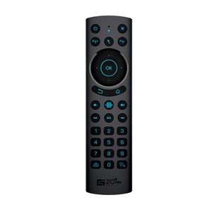 Telecomando Dual-mode BT5.0 + 2.4Ghz RF Smart TV Box Voice Air Mouse con tasti numerici - Product Image 3