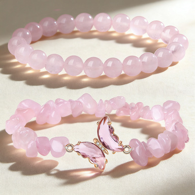Quartz rose naturel