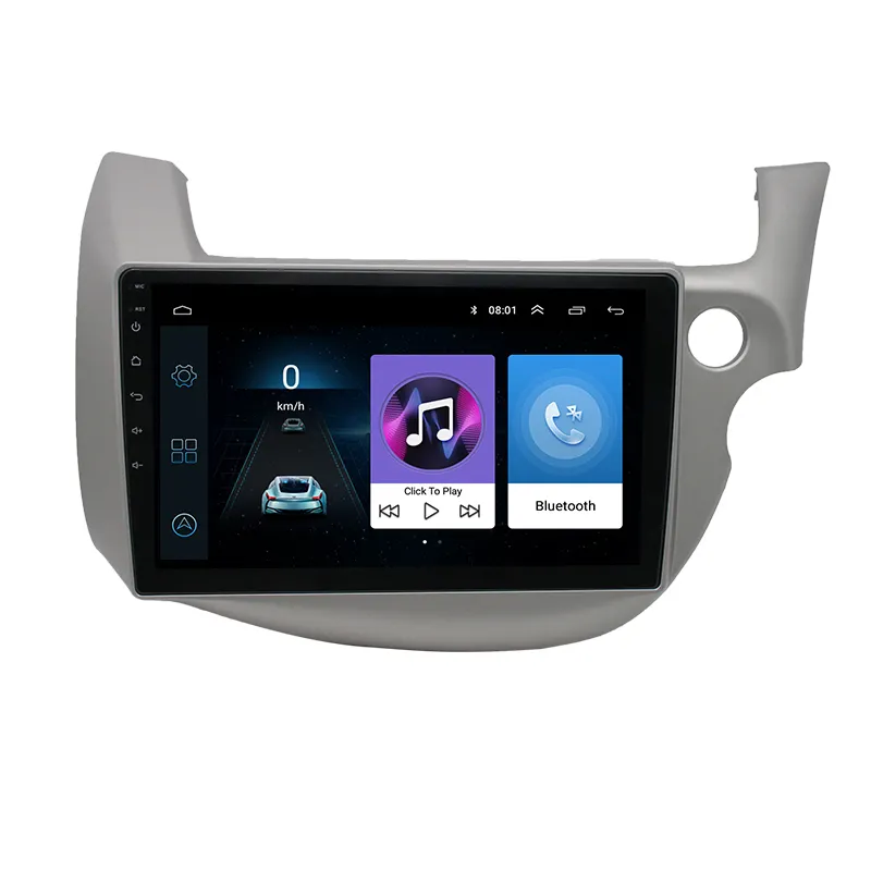 Android 10 Inch Auto Radio Voor Honda Fit Jazz Stad 2007 - 2013 Rechts Gps Navigatie Multimedia Auto Dvd-speler autoradio