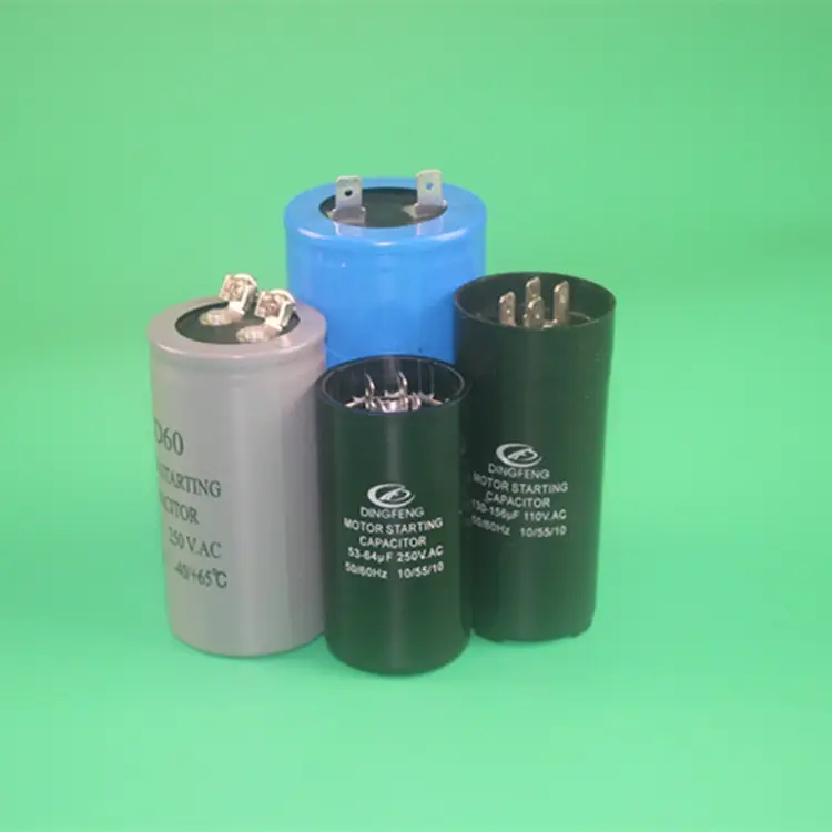 Condensateurs cd60 condensateur de pompe à eau condensateur de démarrage pour moteur électrique monophasé
