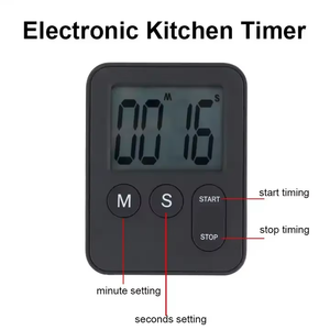Digital Rotation Countdown Küchen timer LCD-Bildschirm Anzeige Elektronische Batterie Mini Küchen timer Kocht imer - Product Image 2