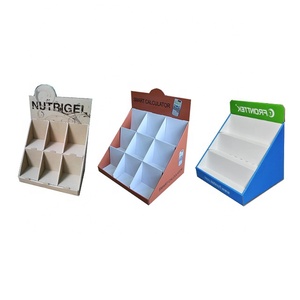 Benutzer definierte tragbare Papier CDU POP Tisch Arbeits platte Retail Display Stand PDQ Karton Zähler Display für Laden regale - Product Image 2