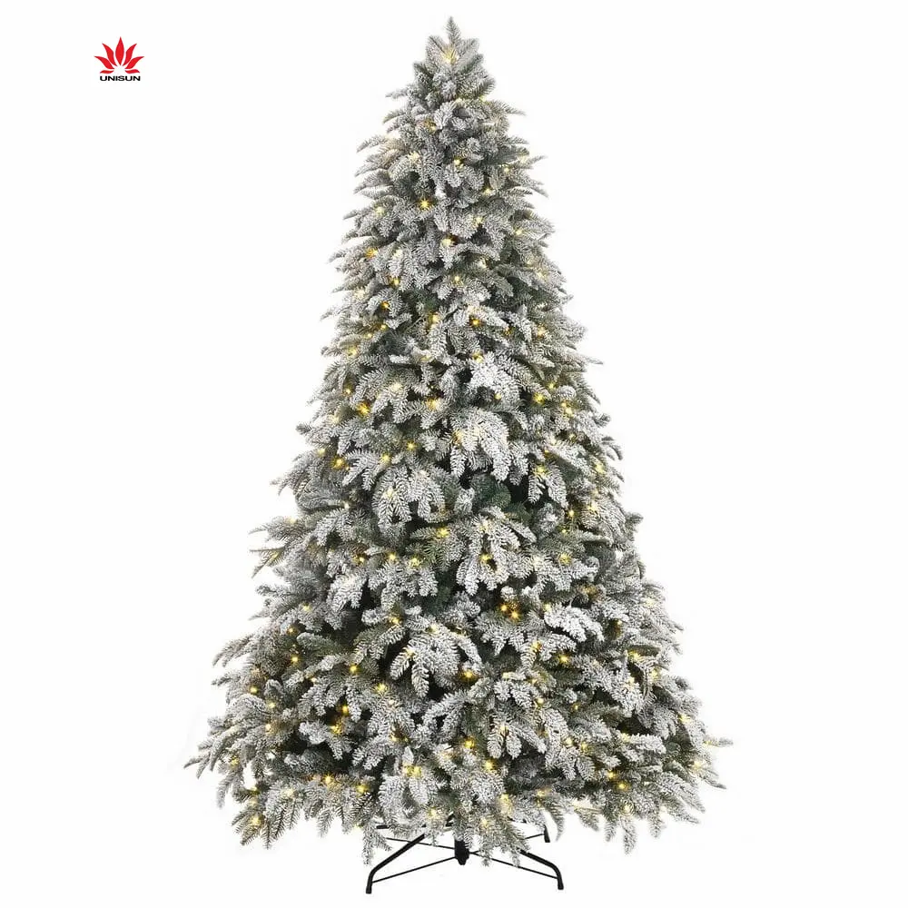 Nova reunindo luz decoração Árvore de Natal com Snow Effect arbol de navidad Decorações De Natal