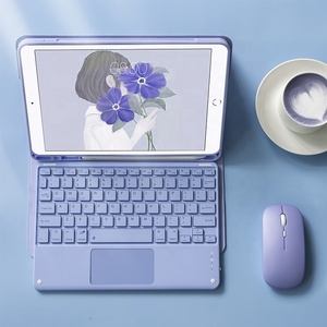 Teclado y ratón para iPad, Combo de Teclado inalámbrico con Bluetooth, para iPad, Xiaomi, Samsung, Huawei, Tablet, Android, IOS y Windows - Product Image 1