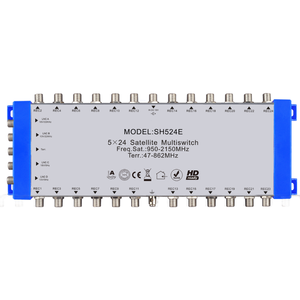 SMATV Diseqc2.0用の5つの24出力スタンドアロン信号衛星マルチスイッチ - Product Image 1