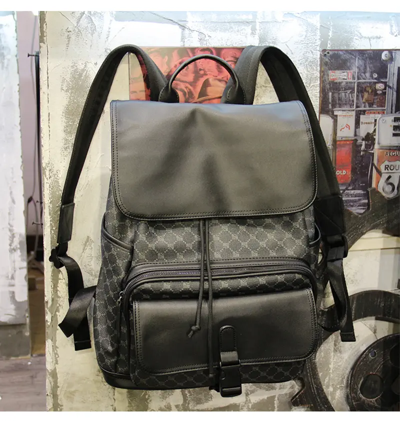 Mochila de viaje multifunción para hombre, morral de ordenador, mochila escolar minimalista para estudiantes, venta al por mayor