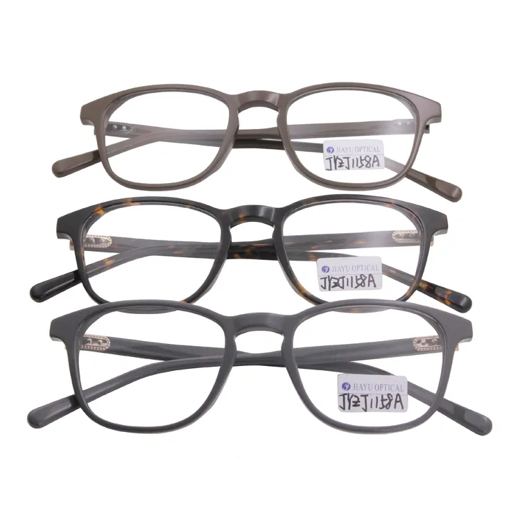 Jiayu-bisagra óptica OEM de marcas famosas, gafas ópticas de alta calidad, marco de acetato