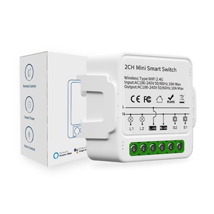 AC100V-240V TUYA WIFI/Bluetooth 2CH Mini Smart Breaker Fernbedienung schalter APP-Steuerung, Timer, Sprach steuerung - Product Image 1