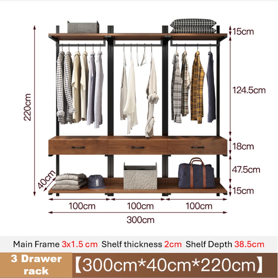 (100+100+100)*40*220 cm