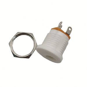 DC022 2 Pin Female White <strong>Socket</strong> Plug Connector DC 5.5 2.1 Connector 2.1 X 5.5mm <strong>Socket</strong> DC 5.5mm X 2.1mm Dc-022b DC Power <strong>Socket</strong> - Product Image 3