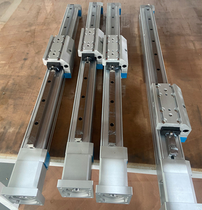 Carril de guía deslizante lineal CNC SRW45, componentes de núcleo de mesa de tornillo de bola, rodamiento y Motor para enrutador CNC