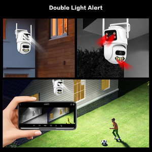 GW-P8FD-M3X WiFi PTZ IP <strong>Camera</strong> <strong>3MP</strong>*2 LENS Sensor Outdoor Full Color Night Vision AI Human Auto Tracking ICSEE - Product Image 6