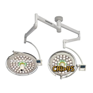 DL-<span class=keywords><strong>LED</strong></span> A <span class=keywords><strong>L5</strong></span> çin hastane operasyon odası çift kubbeler taşınabilir tedarikçiler yuvarlak mobil OT lambası