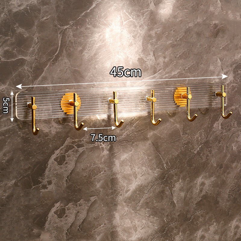 ตะขอหกอันสีทอง