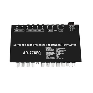 7-Band Parametric Equalizer Car <strong>Audio</strong> System DSP <strong>Digital</strong> Sound Bass Processor Class D Bluetooth Monitor for Trucks and Cars - Product Image 1