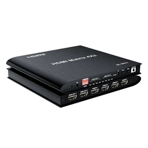 8K 60Hz 4K 120Hz Video Audio 4x2 HDMI Matrix 4 In 2 Out HDMI 2.1 Matrix HDMI Switch Splitter mit Controller