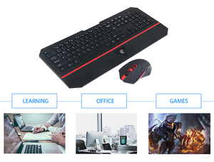 Full Size Cordless Slim <strong>Wireless</strong> <strong>Keyboard</strong> and Mouse Combo Set for Pc <strong>Computer</strong> Laptop - Product Image 4
