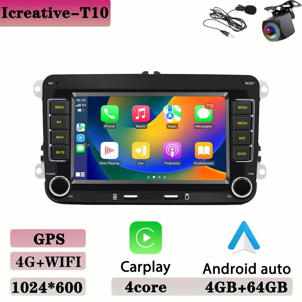 T10 4+64GB WIFI+4G +Cam Mic