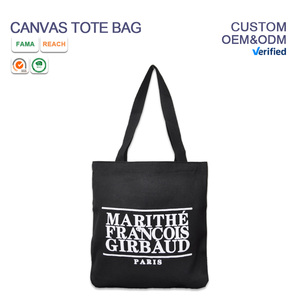 Borsa Tote in Tela con Logo Personalizzato, Borsa per la Spesa di Lusso Ecologica, Riciclabile e Riutilizzabile in Cotone Organico - Product Image 1