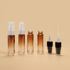 10ml Gradient Brown Spray Design Toner Cosmetic Glass <strong>Bottles</strong> Lotion Pump Serum <strong>Bottle</strong>