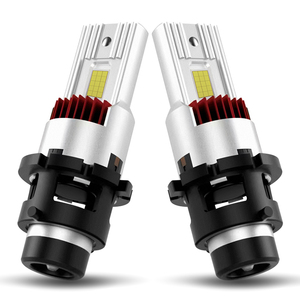 M60 farlar ampuller değiştirilebilir kiti Xeon LED iki taraflı büyük CSP çip araba için LED ampul projektör Lens işık - Product Image 3