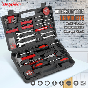 148pc <strong>Red</strong> Comprehensive Home DIY Hand <strong>Tool</strong> <strong>Kit</strong> Set Household Repair <strong>Tool</strong> Set in a Portable <strong>Tool</strong> Box OEM ODM Supported - Product Image 2