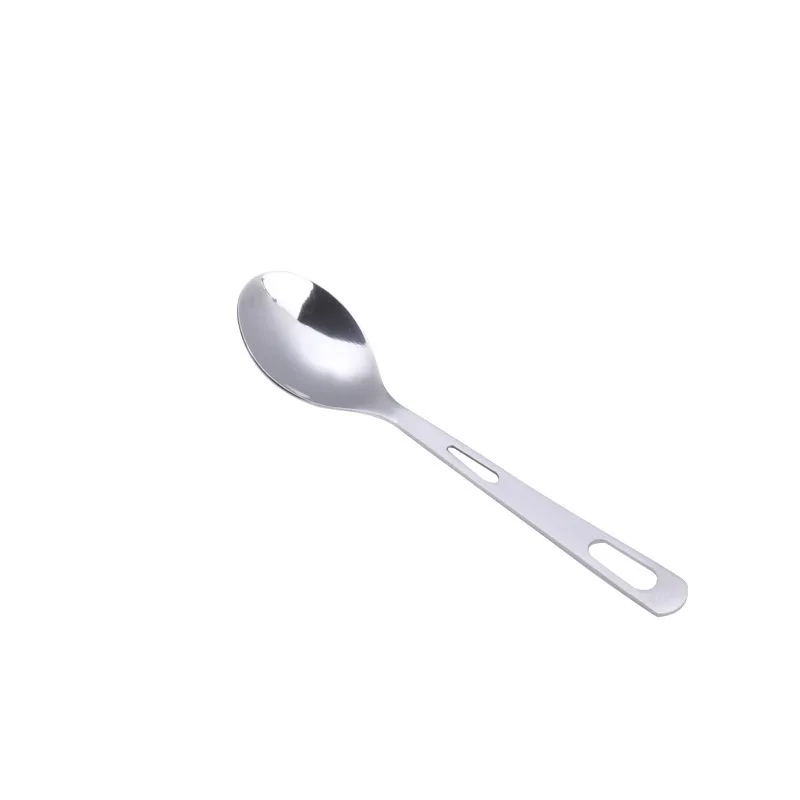 Half-sandblasted spoon