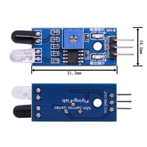 IR-Infrarot-Hindernis vermeidung sensor modul DIY Smart Car Robot 3-Draht Reflective Photo electric Neu - Product Image 4