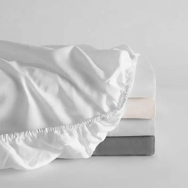 Fabricantes de sábanas de hotel sábana bajera de hospital para camillas todos los tamaños 100% algodón blanco sábana bajera de hotel