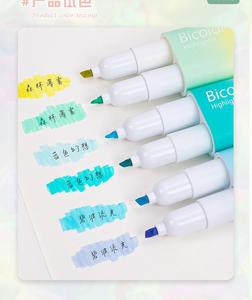 Ästhetische Fein-und Meißels pitze Verschiedene Pastellfarben Marker Mehrfarbige Stifte Text marker für Kunst - Product Image 2