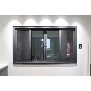 Egress <strong>Window</strong> Grills Design for Sliding <strong>windows</strong> Philippines Reflective Glass Aluminium Brown Color Sliding <strong>Window</strong> - Product Image 2