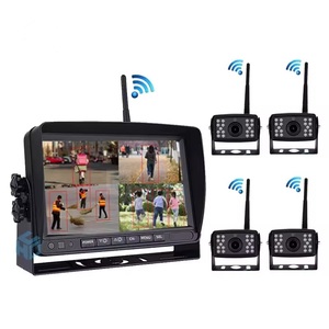 AHD 720P sistema de cámara de respaldo inalámbrico RV Monitor DVR de 7 "para camión remolque Camper respaldo de coche inalámbrico 4 cámaras cámara de visión trasera - Product Image 2