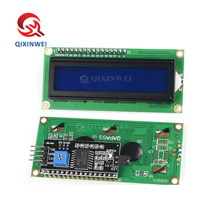 LCD1602 + I2C LCD 1602A 1602 modulo 16x2 schermo giallo blu PCF8574 IIC/I2C LCD1602 piastra adattatore per UNOR3 MEGA2560 - Product Image 1