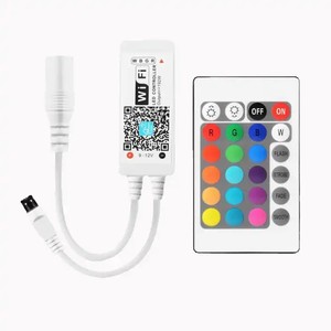 Оптовая Продажа с фабрики, 24 ключа RGBW PWM Smart WiFi Mini Controller, приложение для мобильного телефона, WIFI smart controller - Product Image 2