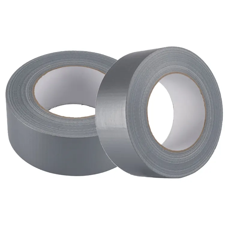 Adhesive Silver Heavy Duty Synthetic Rubber Decorative 170U Print Waterproof Cloth Duct Tape