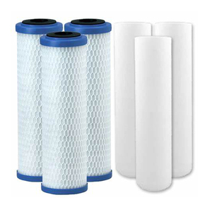 Filtro de polipropileno industrial de 20 pulgadas, hilo de 5 micras, cartucho de filtro de carbón activo, filtros de sedimento de agua - Product Image 1