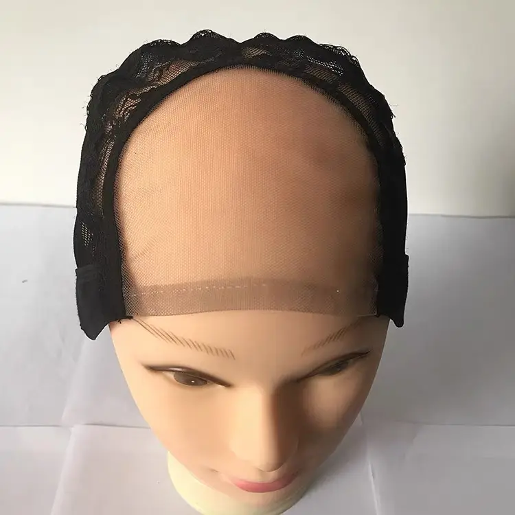 Hair Styling Tools Wig Cap Mulheres Peruca Ventilado Preto Nylon Material Para Fazer Perucas