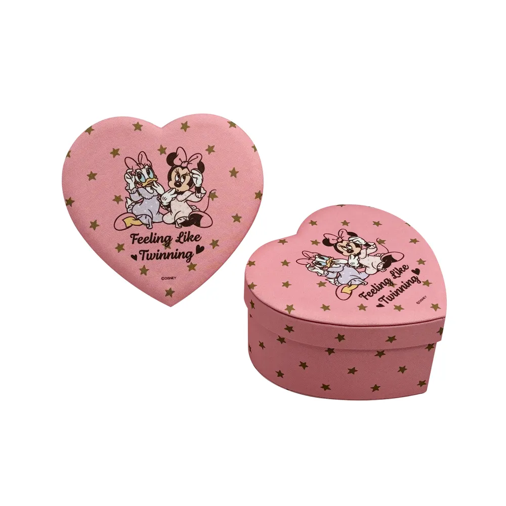 Perlengkapan kemasan tabung kertas kotak bunga kotak karton hati merah silinder bungkus Hari Ibu dengan tutup untuk hadiah