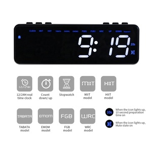 Hochwertiger LED 6-stelliger Countdown-Timer-Magnet Eingebauter HIIT MIIT TABATA-Trainings modus Fitness-Intervall-Digital-Timer - Product Image 6