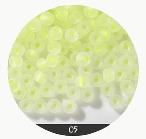 批发4毫米哑光彩色圆形Rocailles宽松玻璃种子珠 - Product Image 6