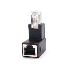 电脑定制90度角RJ45男女连接器适配器 - Product Image 3