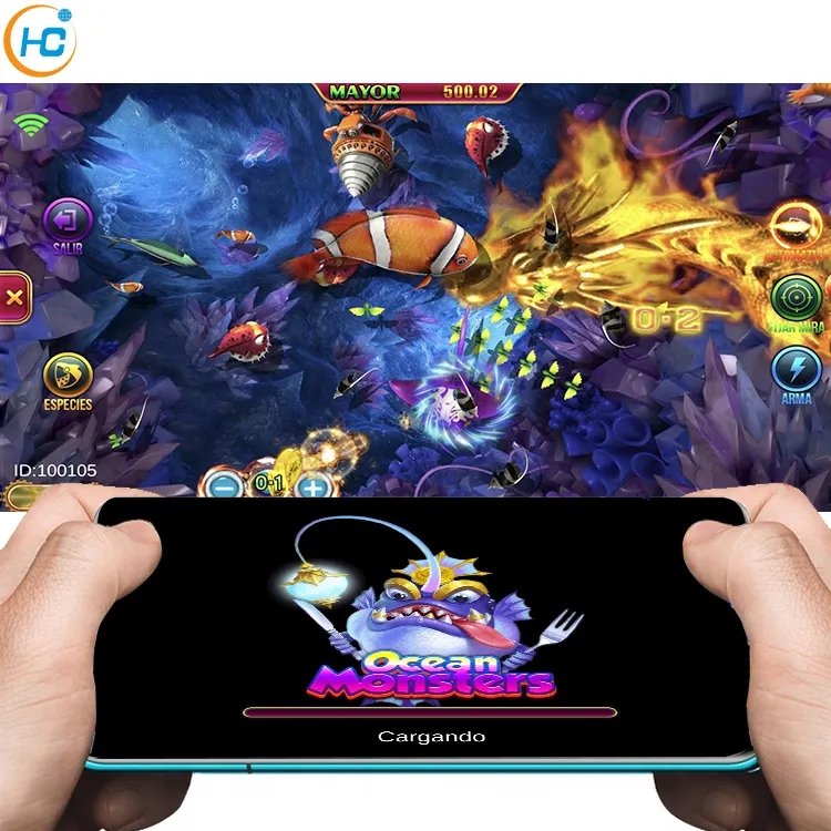 Diseñador de aplicaciones Ocean Monster Shooting Fish Game Online Teléfono móvil App Games Play Software